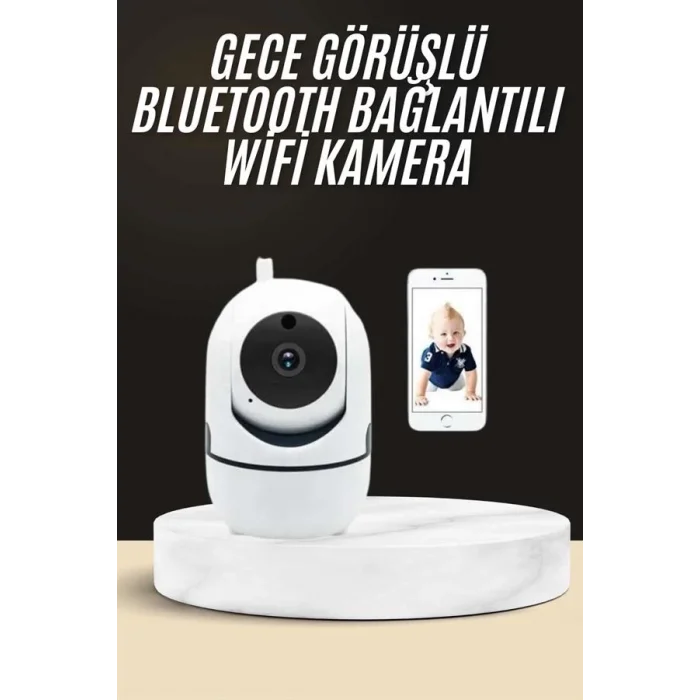 BUĞZ Akıllı Güvenlik Kamerası HD Görüntü Kalitesi Hareket Algılama Wifi Kamera