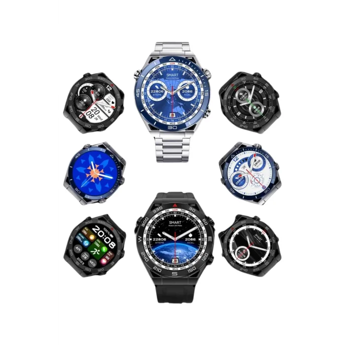 BUĞZ Akıllı Saat 1.62 İnç Ultimate Nabız Sensörlü Sesli Görüşme Yapabilen - BUĞZ