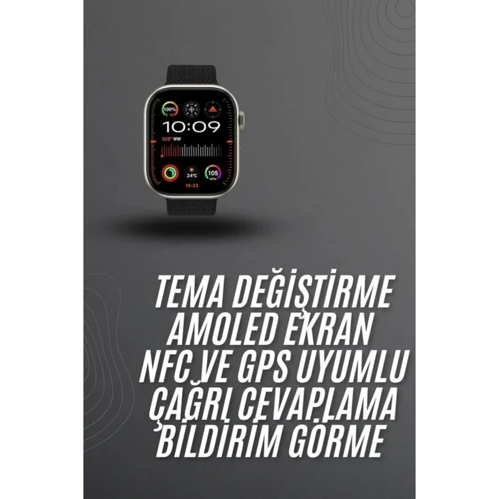  Akıllı saat 2.02 inch Nabız Ölçer Arama Konuşma Müzik Dinleme