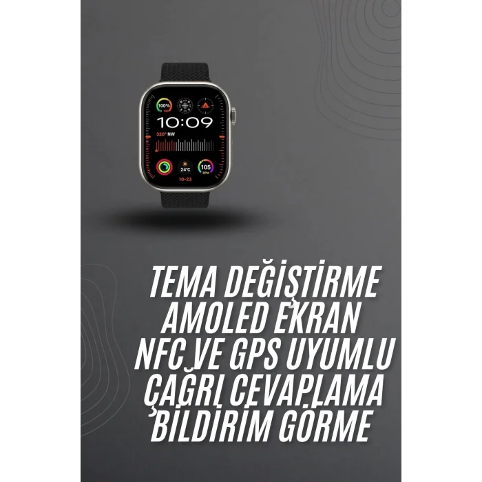  Akıllı saat 2.02 inch Nabız Ölçer Arama Konuşma Müzik Dinleme