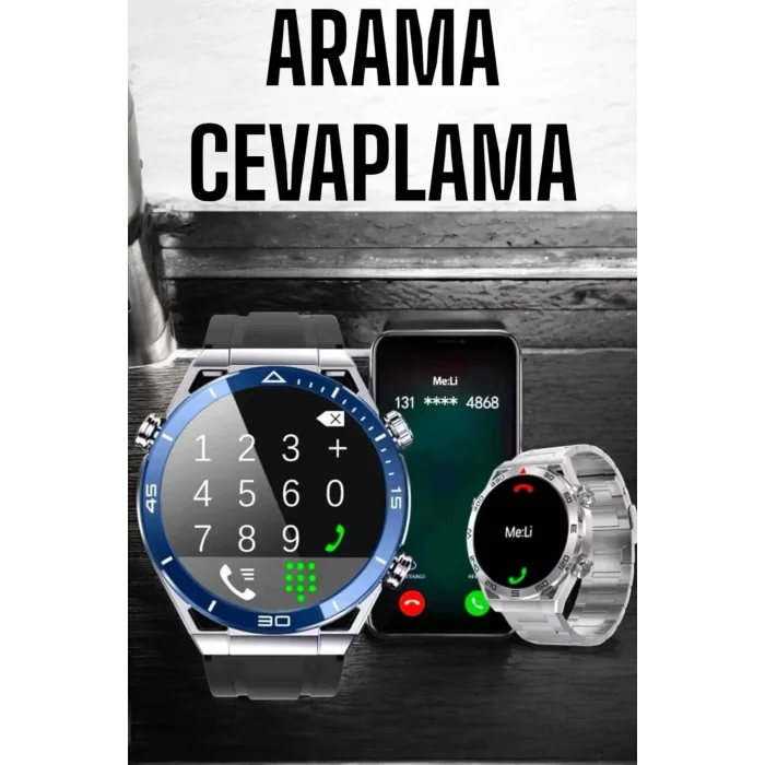  Akıllı Saat 2024 Model Arama Cevaplayan Uyku ve Sağlık Takibi