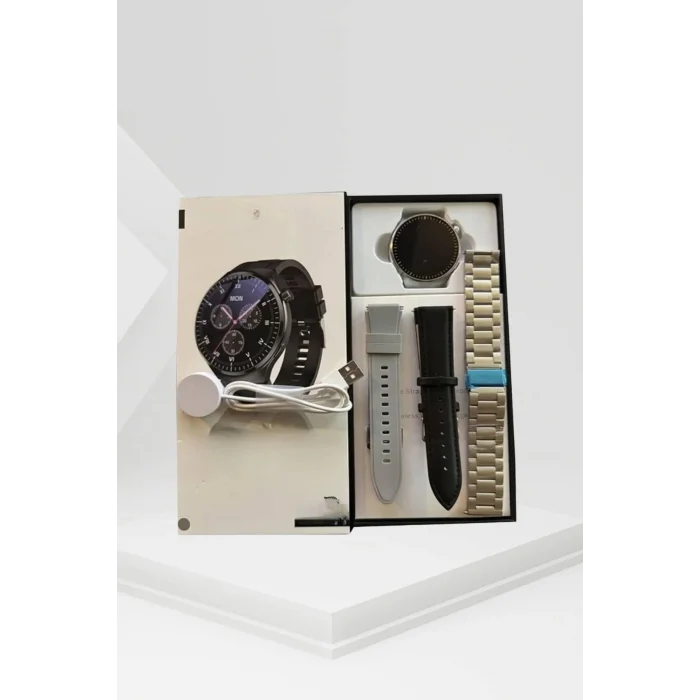  Akıllı Saat Adımsayar Nabız Ölçer Titreşim Özellikli Çağrı Cevaplama Sosyal Medya