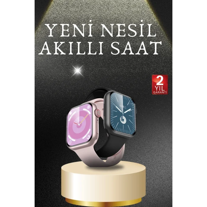 BUĞZ Akıllı Saat Alarm ve Titreşim Uyku ve Sağlık Takibi GPS Uyumlu Nabız Ölçer Sesli Görüşme
