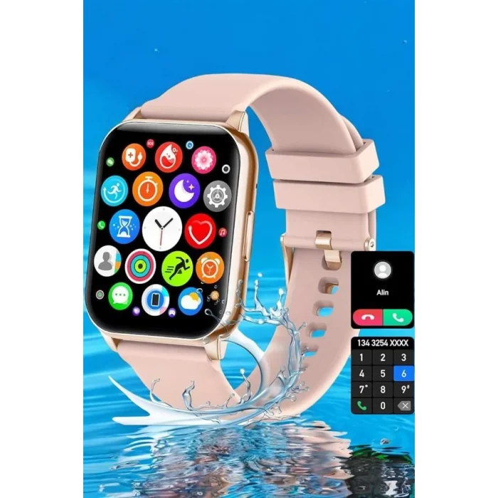 BUĞZ Akıllı Saat Amoled Ekran 3 Kordonlu Aksesuar Hediyeli Sesli Görüşme