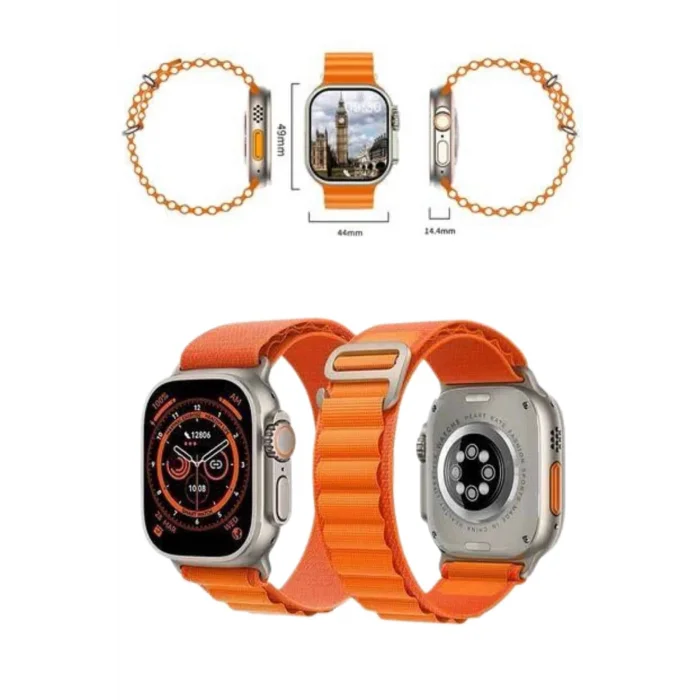  Akıllı Saat Amoled Ekran Bluetooth Bağlantılı Özel Tasarım Unısex