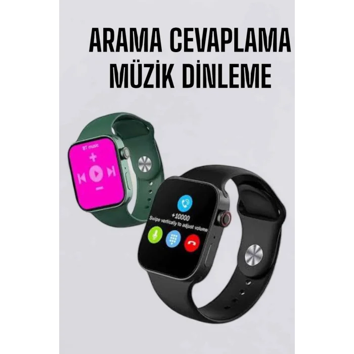 BUĞZ Akıllı Saat Amoled Ekran GPS ve Uyku Takibi Bluetooth Bağlantılı - BUĞZ