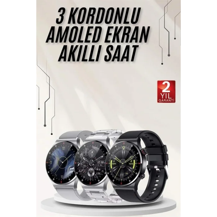 BUĞZ Akıllı Saat Arama Cevaplama Müzik Dinleme GPS Takibi