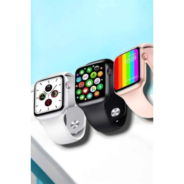 BUĞZ Akıllı Saat Arama Cevaplayan Dokunmatik Ekran Bleutooth Bağlantılı - BUĞZ