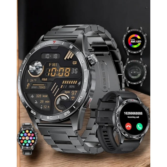 BUĞZ Akıllı Saat Arama Cevaplayan Titreşim Özelliğiyle Bildirim Görebilen - BUĞZ