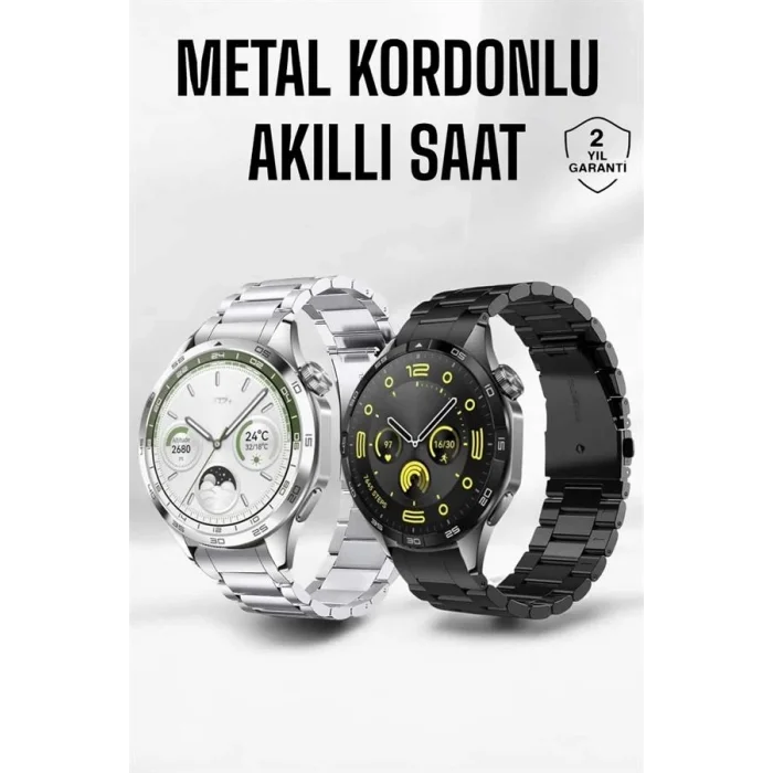 BUĞZ Akıllı Saat Bildirim Görme Amoled Ekran GPS Uyumlu Sesli Görüşme