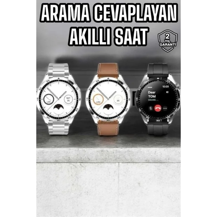 BUĞZ Akıllı Saat Bildirim Görme Sesli Görüşme Çoklu Kordon GPS Takibi