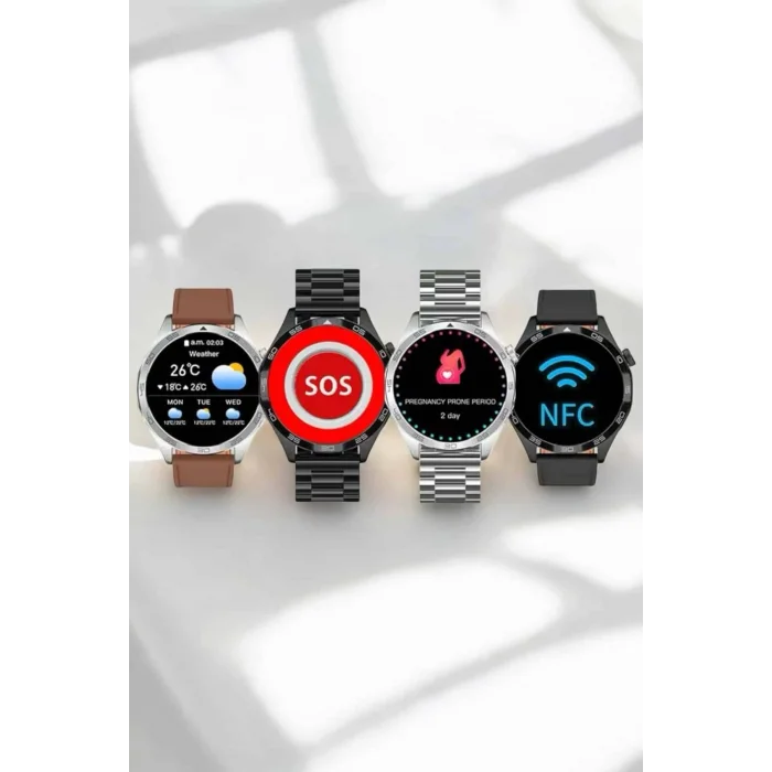  Akıllı Saat Bildirim Görme Sesli Görüşme Çoklu Kordon GPS Takibi