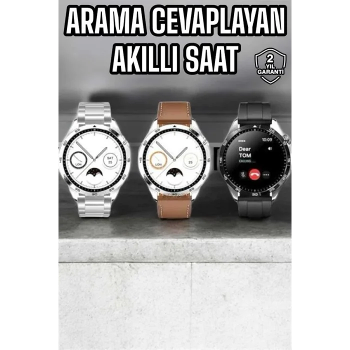BUĞZ Akıllı Saat Bildirim Görme Sesli Görüşme Çoklu Kordon GPS Takibi - BUĞZ