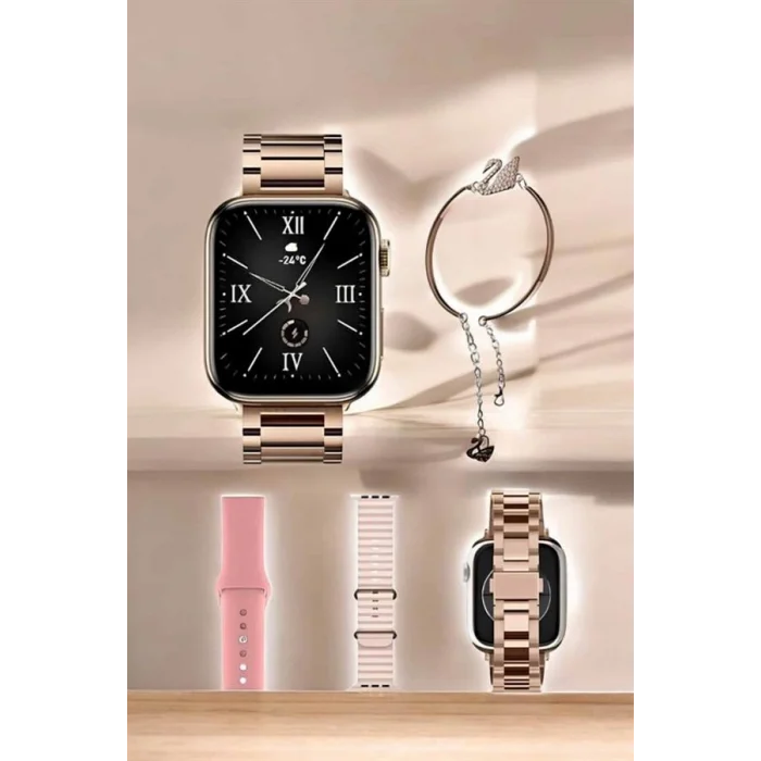 BUĞZ Akıllı Saat Bileklik Hediyeli Uzun Pil Ömrü GPS Takibi - BUĞZ