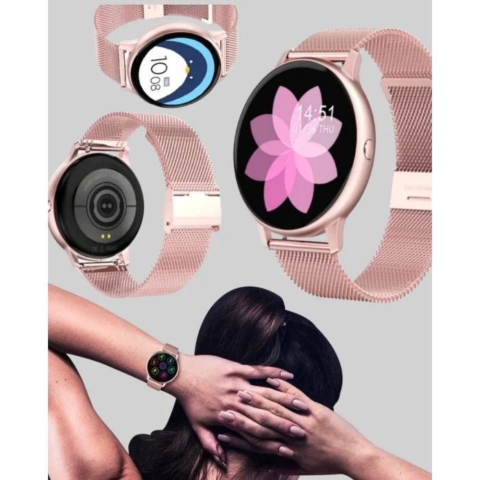 BUĞZ Akıllı Saat – Bluetooth Arama, Suya Dayanıklı, Renkli Ekran