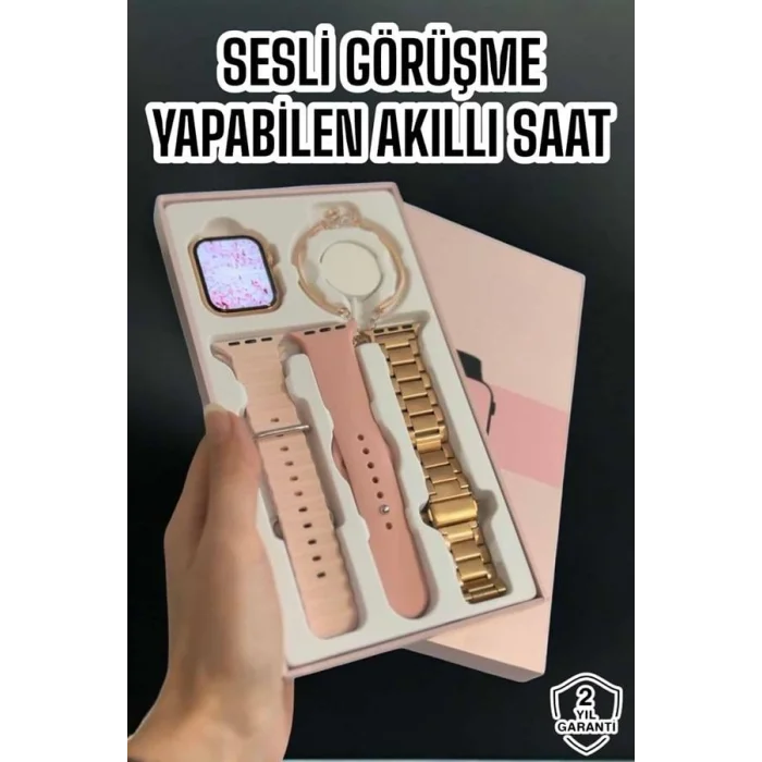 BUĞZ Akıllı Saat Bluetooth Bağlantılı Aksesuar Hediyeli GPS Takibi