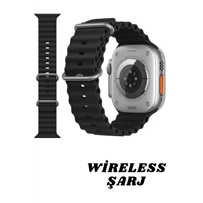  Akıllı Saat Bluetooth Bağlantılı NFC ve GPS Uyumlu Nabız Ölçer Sesli Görüşme