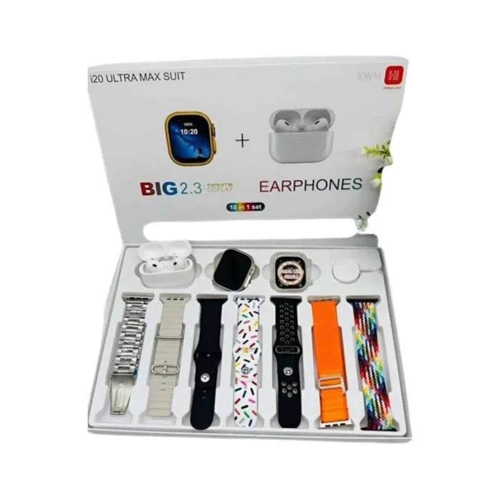 BUĞZ Akıllı Saat Bluetooth Kulaklık Adımsayar Sağlık Takibi Çağrı Cevaplama