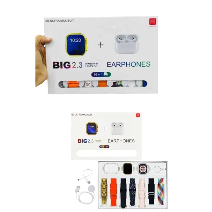 BUĞZ Akıllı Saat Bluetooth Kulaklık Hediyeli Bildirim Görme Sesli Görüşme Çoklu Kordon - BUĞZ