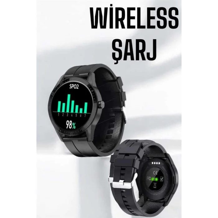  Akıllı Saat Çok Fonksiyonlu Sesli Görüşme NFC Uyumlu Amoled Ekran