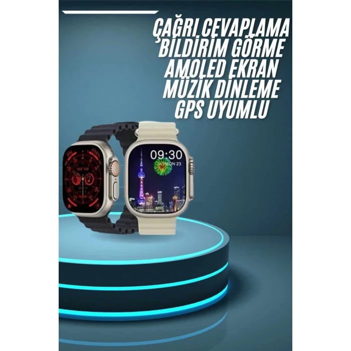 BUĞZ Akıllı Saat Çok Fonksiyonlu Uzun Pil Ömürlü Çağrı Cevaplayabilen Kol Saati