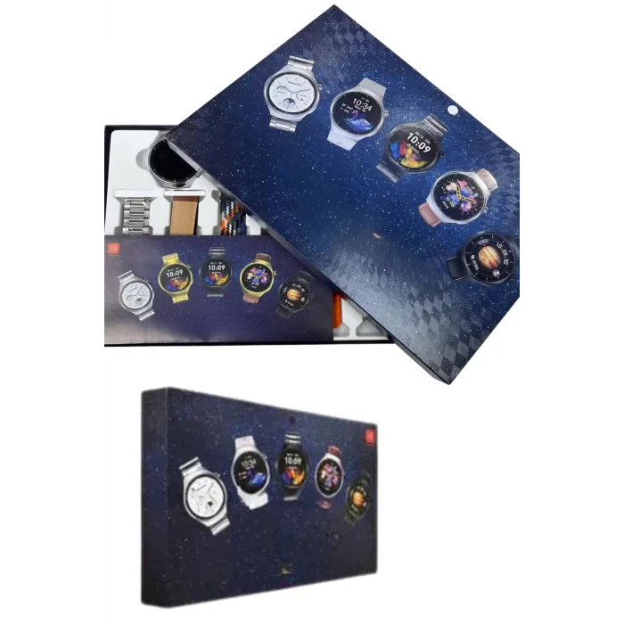 BUĞZ Akıllı Saat Çoklu Kordon Seçenekli Dokunmatik Ekran Nabız Sensörlü - BUĞZ