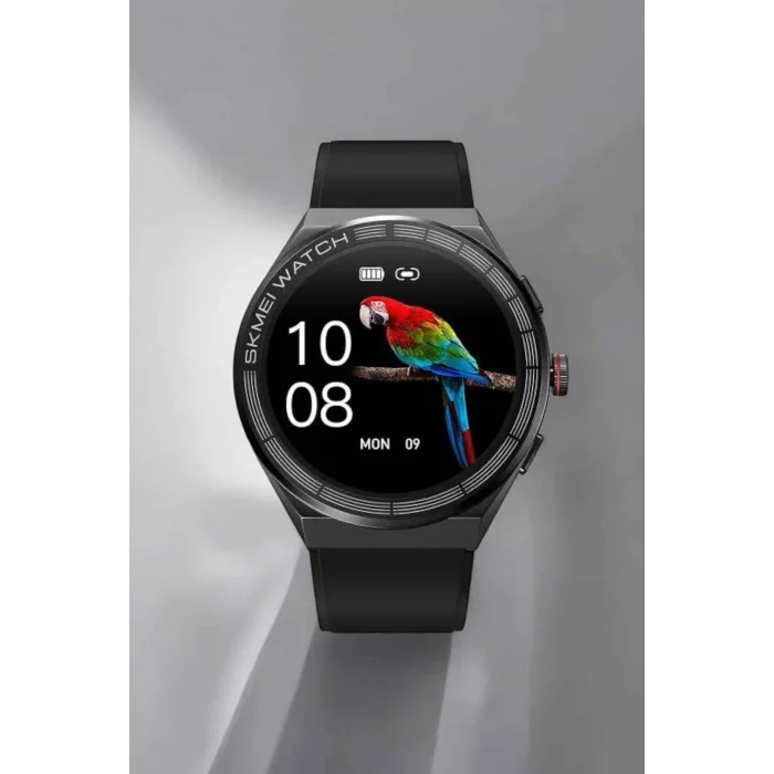 BUĞZ Akıllı Saat Dokunmatik Ekran Sesli Görüşme ve Bildirim Görme Sağlık Takibi - BUĞZ