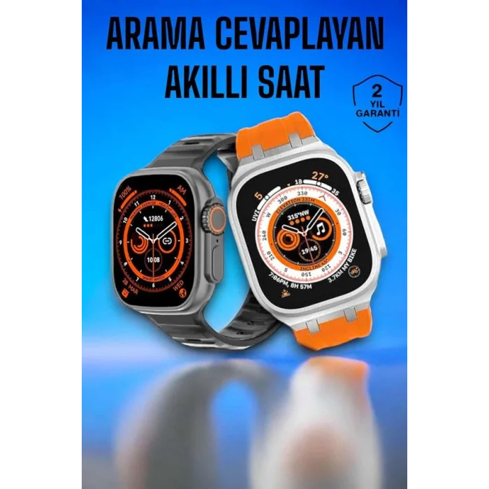 BUĞZ Akıllı Saat GPS, Sağlık Ve Uyku Takibi Arama Cevaplayan Bluetooth Bağlantılı (Kopya) - BUĞZ