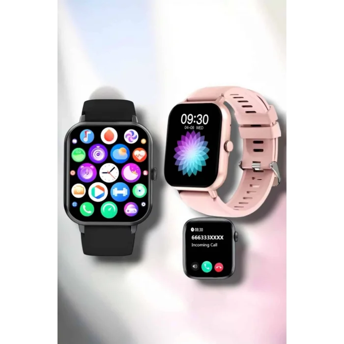 Akıllı Saat iOS ve Android ile Uyumlu Şık ve Çok Fonksiyonlu