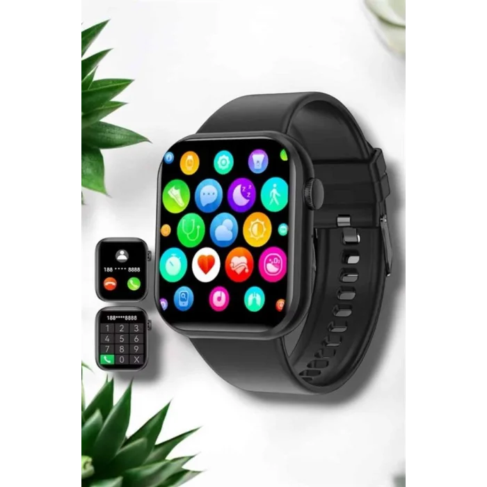 BUĞZ Akıllı Saat iOS ve Android ile Uyumlu Şık ve Çok Fonksiyonlu - BUĞZ