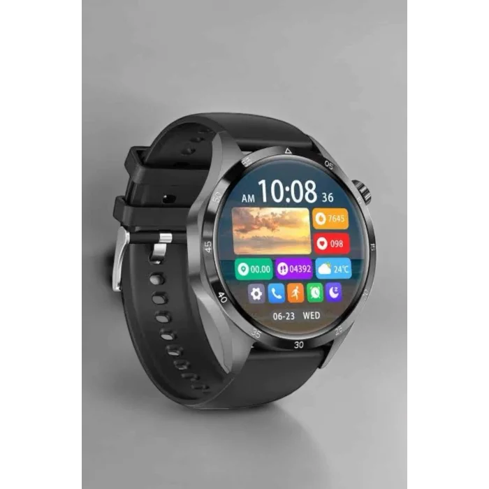 BUĞZ Akıllı Saat Metal Kordonlu GPS ve NFC Uyumlu Arama Cevaplayan