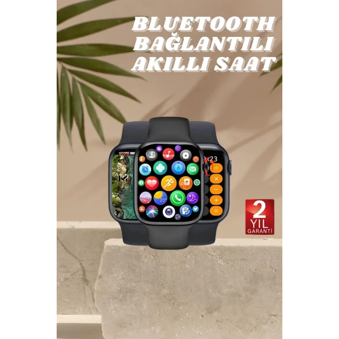 BUĞZ Akıllı Saat Nabız Ölçebilen Adımsayar Kalori Hesaplama Tema Değiştirme GPS Uyumlu