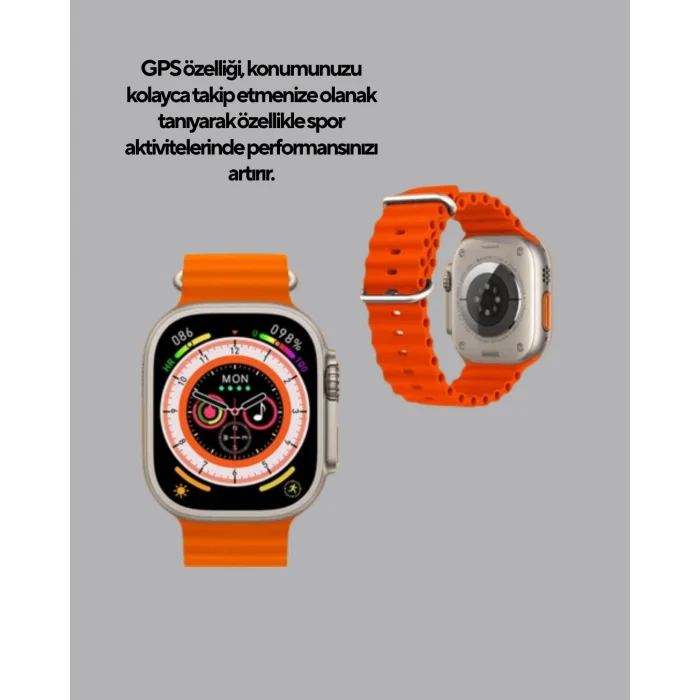 BUĞZ Akıllı Saat – Nabız Ölçer, Uyku Takibi, GPS, Suya Dayanıklı Tasarım - BUĞZ