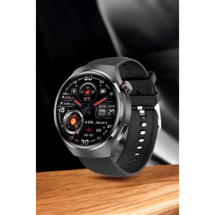 BUĞZ Akıllı Saat Nabız Sensörlü Bildirim Görebilen Spor Modları GPS Takibi - BUĞZ