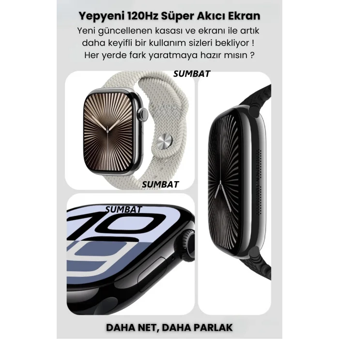 BUĞZ Akıllı Saat - Renk: Siyah, Kasa Renk: Siyah, Kordon Renk: Siyah | Teknik Özellikleri ve Kullanım
