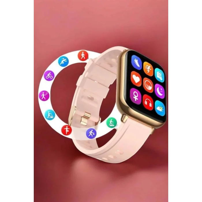 BUĞZ Akıllı Saat Sesli Görüşme Bildirim Görme Uyku ve Sağlık Takibi