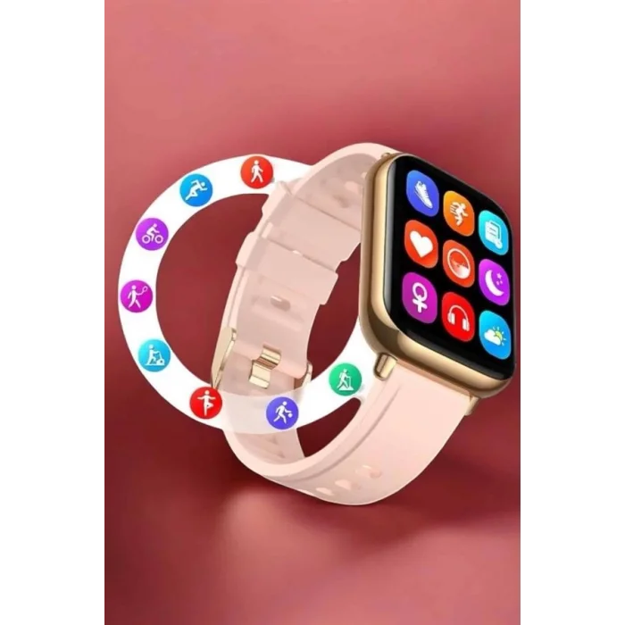  Akıllı Saat Sesli Görüşme Bildirim Görme Uyku ve Sağlık Takibi