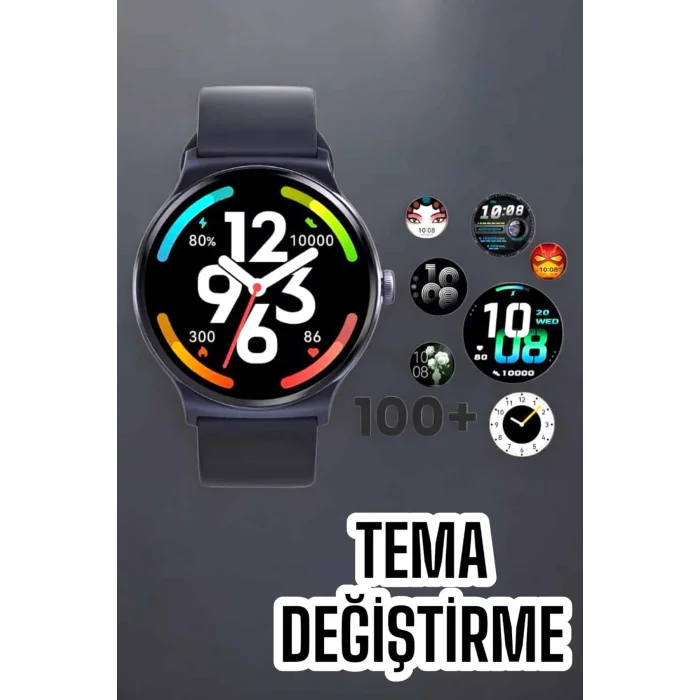 BUĞZ Akıllı Saat Sesli Görüşme Bluetooth Bağlantılı 3 Kordonlu - BUĞZ