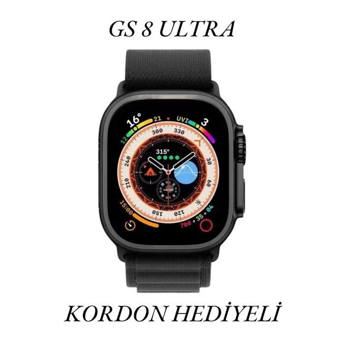 BUĞZ Akıllı Saat Sim Kartlı GPS Nabız Ölçer Adımsayarlı Titanyum Kordonlu Suya Dayanıklı Gümüş