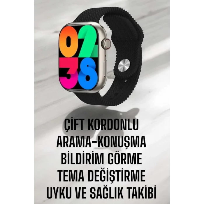  Akıllı Saat Tema Değiştirme Uyku ve Sağlık Takibi Bluetooth Bağlantılı