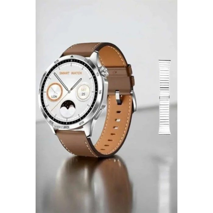 BUĞZ Akıllı Saat Titreşimli Amoled Ekran Uyku ve Sağlık Takibi Sesli Görüşme