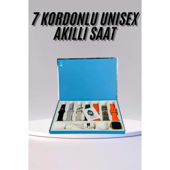 BUĞZ Akıllı Saat Unisex Akıllı Saat Çoklu Kordon Seçeneği Çelik Kordon Plastik Kordon Yeni Nesil - BUĞZ