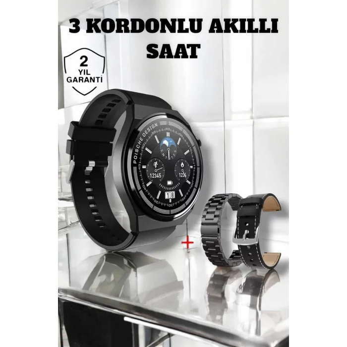 BUĞZ Akıllı Saat Uyku Ve Sağlık Takibi Bildirim Görme Arama Cevaplama