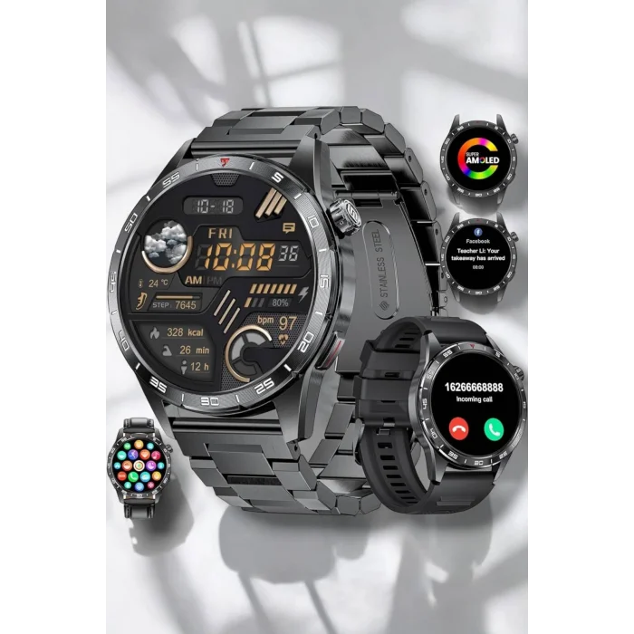 BUĞZ Akıllı Saat Uyku Ve Sağlık Takibi Bildirim Görme Arama Cevaplama - BUĞZ