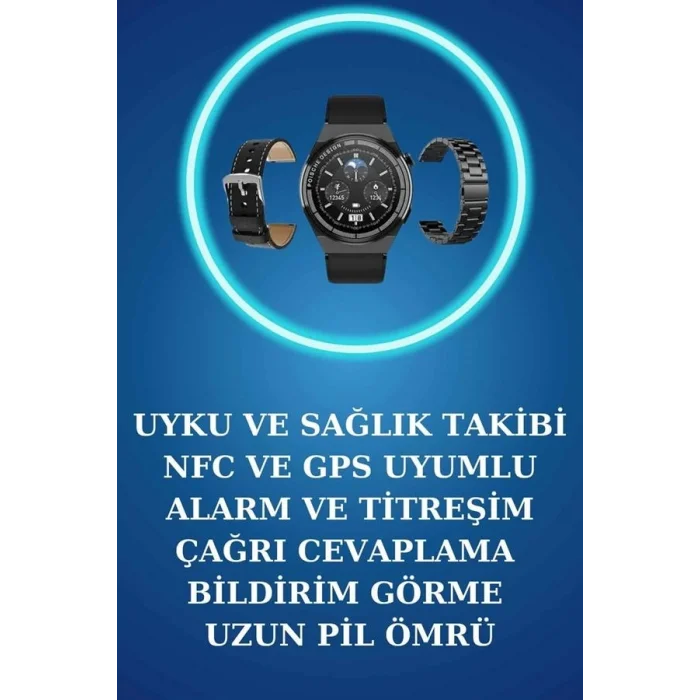 BUĞZ Akıllı Saat ve Kulaklık Seti Bildirim Görme Arama Cevaplama ANC Özelliği