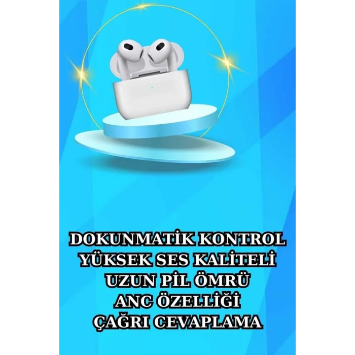 BUĞZ Akıllı Saat ve Kulaklık Seti Bildirim Görme Arama Cevaplama ANC Özelliği - BUĞZ
