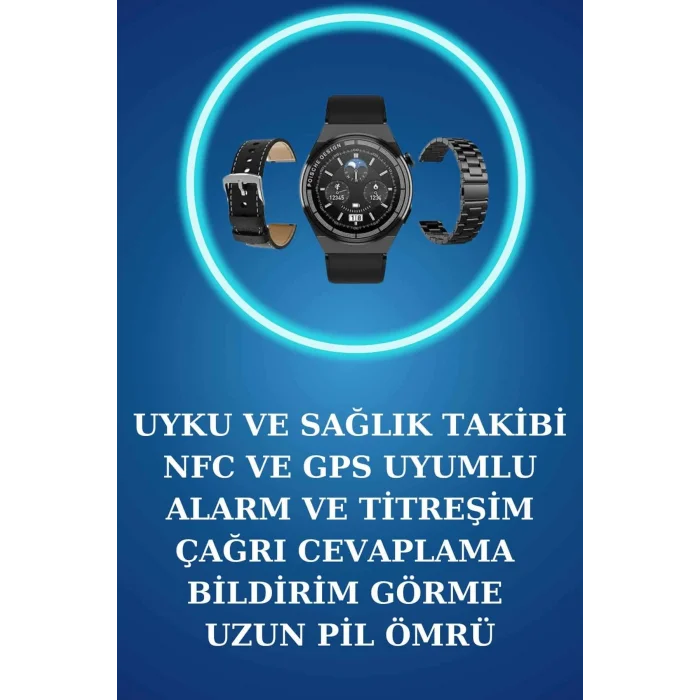 BUĞZ Akıllı Saat ve Kulaklık Seti Bildirim Görme Arama Cevaplama ANC Özelliği - BUĞZ
