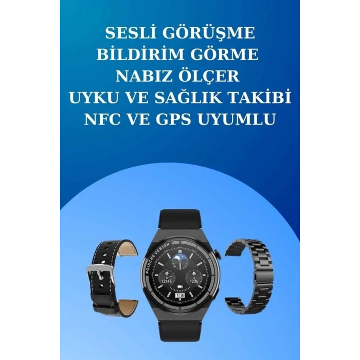  Akıllı Saat ve Kulaklık Seti Dokunmatik Ekran 5.0 Bluetooth Bağlantılı Sesli Görüşme