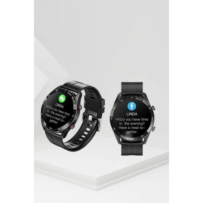 BUĞZ Akıllı Saat Yeni Model Sesli Asistan Bildirim Görme Bluetooth Bağlantılı Müzik Dinleme