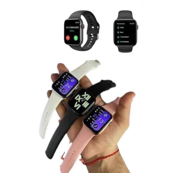  Akıllı Saat Yeni Nesil Android ve İOS Uyumlu Titreşim Modlu Alarm Kronometre